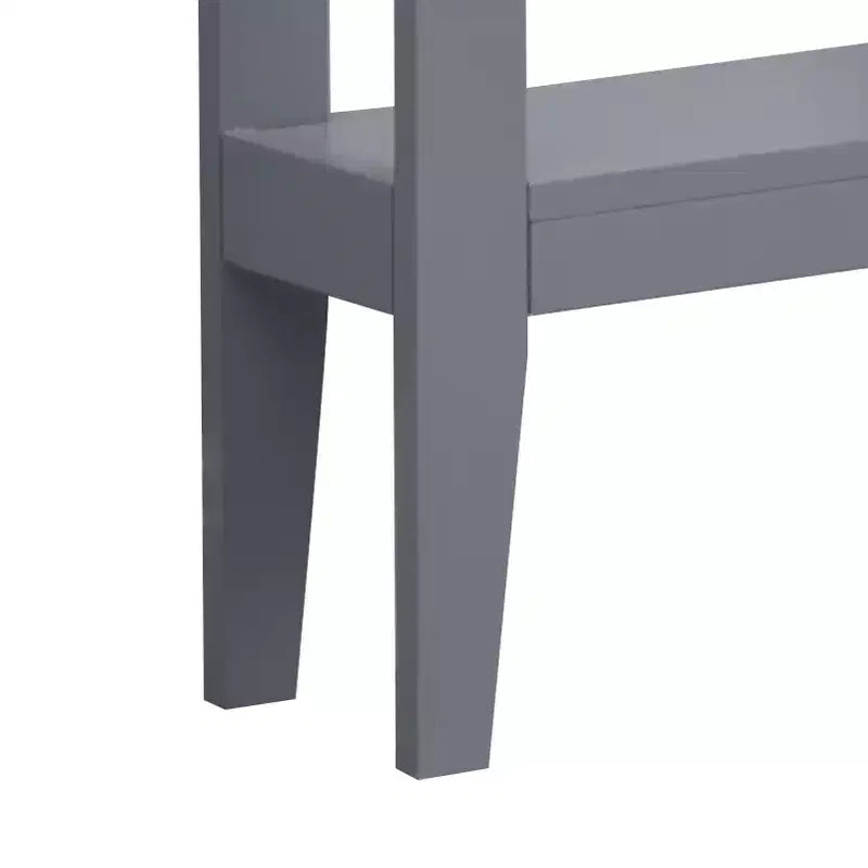 Narrow Console Table with Shelves for Entryway, Hallway or Living Room