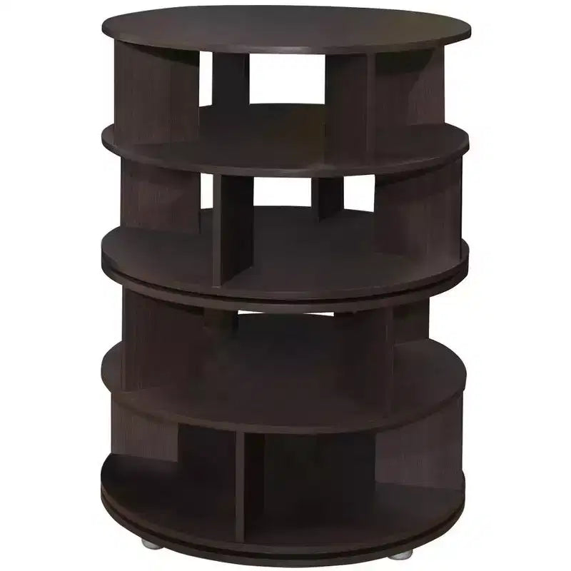 4-Tier Rotating Lazy Susan Shoe Rack, 360 Revolving, Holds 16 Pairs
