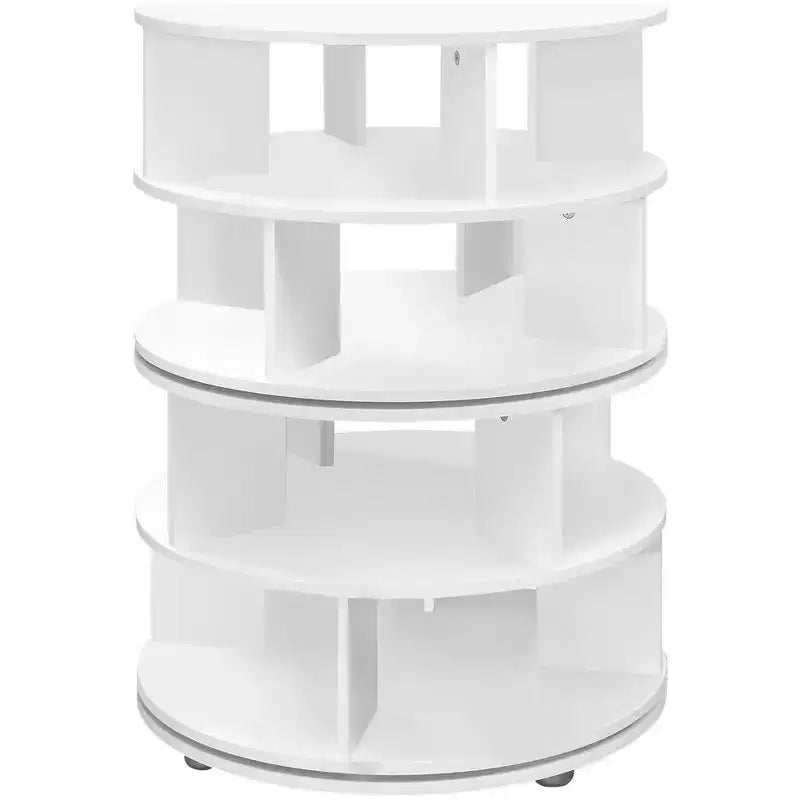4-Tier Rotating Lazy Susan Shoe Rack, 360 Revolving, Holds 16 Pairs