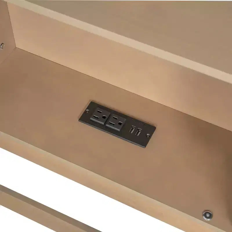 Twin XL Montessori Floor Bed with Storage Cabinets and USB Ports