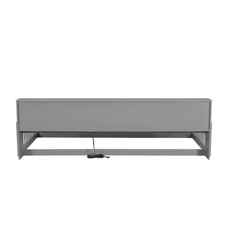 Twin XL Montessori Floor Bed with Storage Cabinets and USB Ports