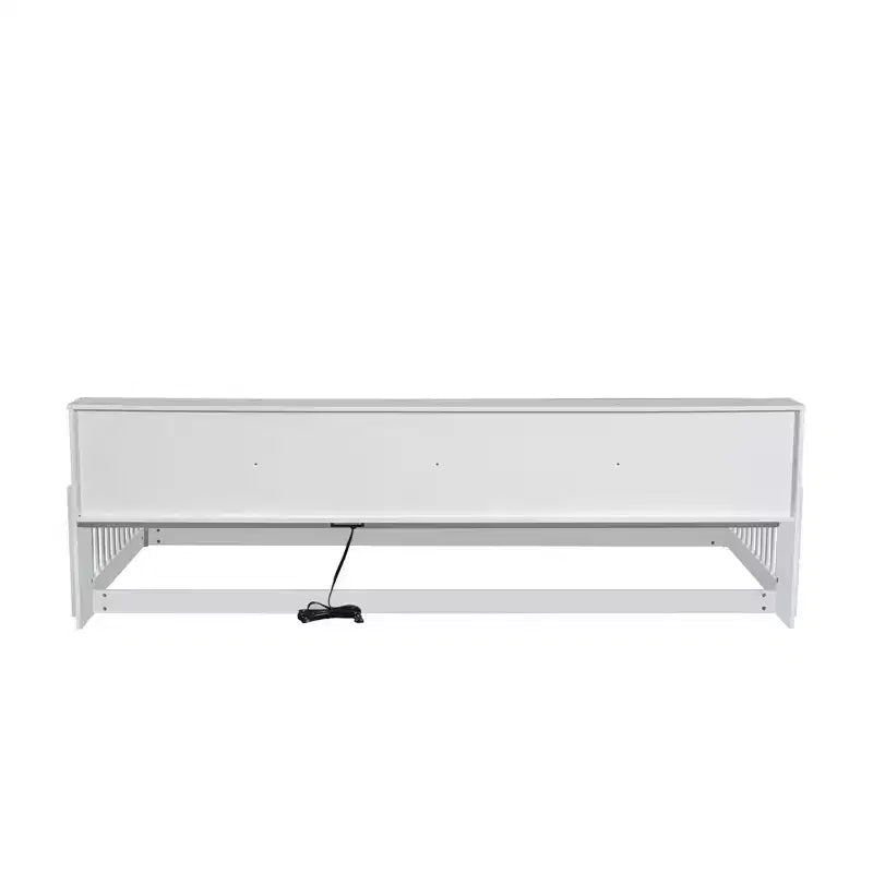 Twin XL Montessori Floor Bed with Storage Cabinets and USB Ports