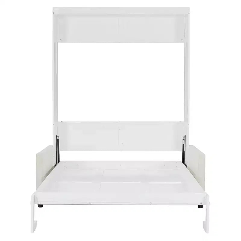 Full Size Murphy Bed with Sofa and Cushion