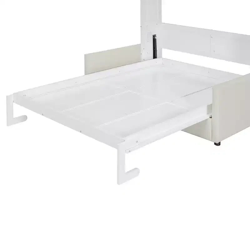 Full Size Murphy Bed with Sofa and Cushion