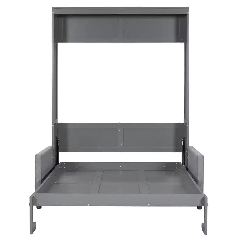 Full Size Murphy Bed with Sofa and Cushion