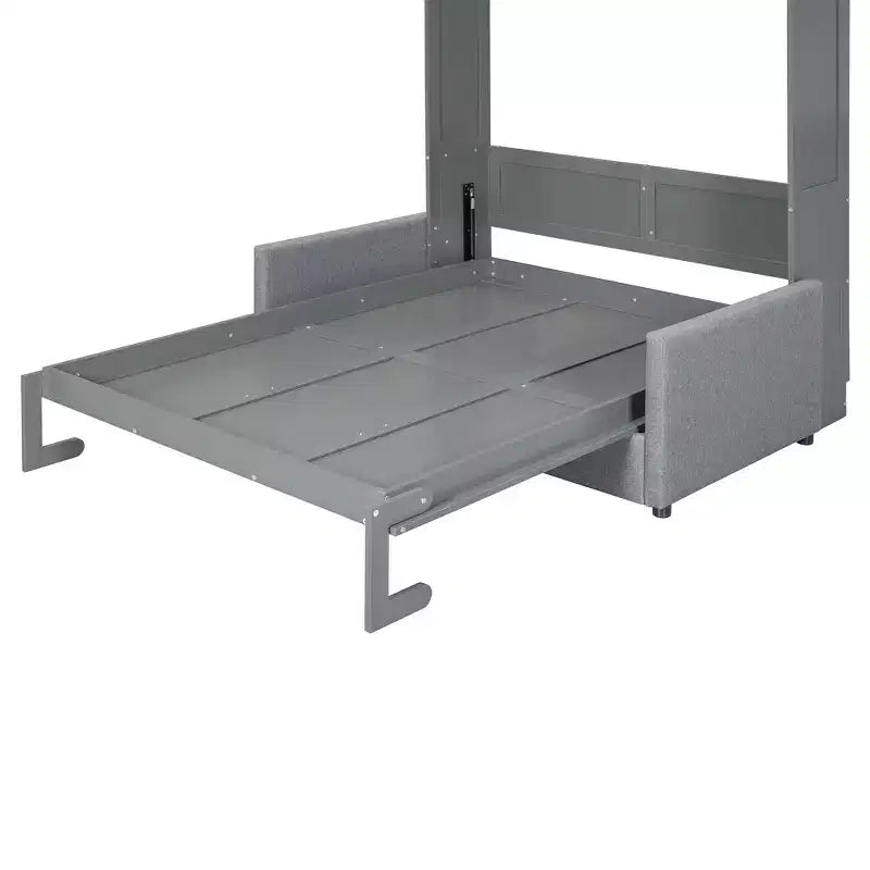 Full Size Murphy Bed with Sofa and Cushion