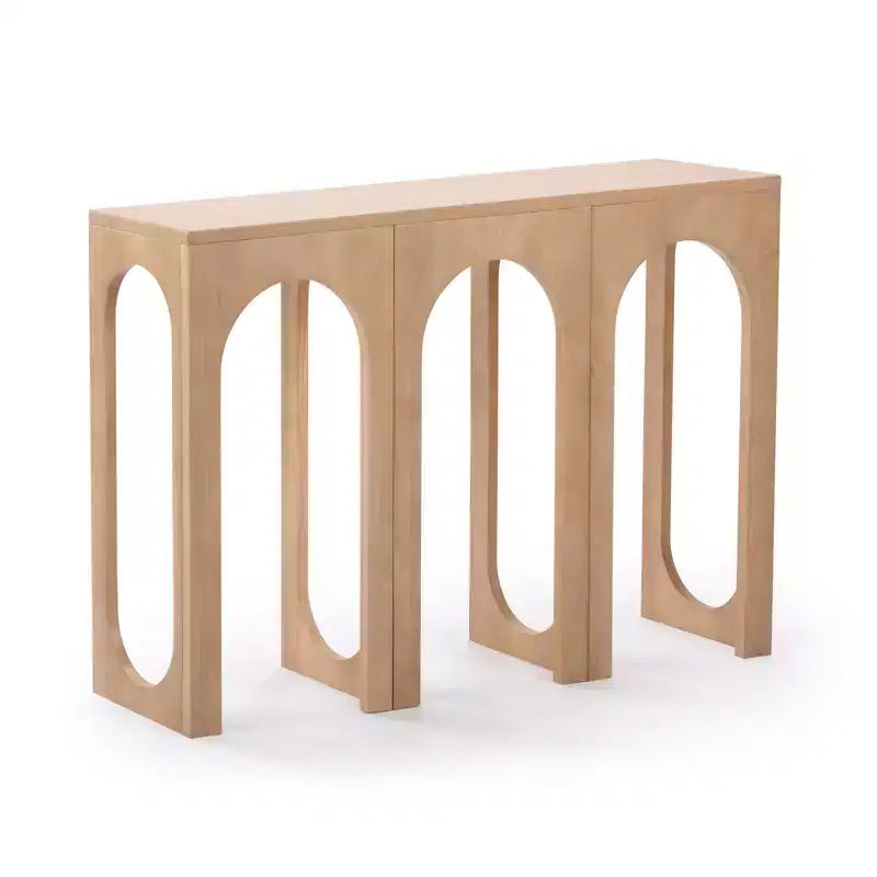 47" Solid Wood Narrow Console Table, Entryway Foyer Table