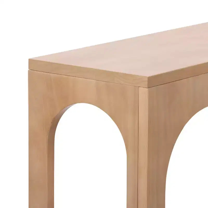 47" Solid Wood Narrow Console Table, Entryway Foyer Table