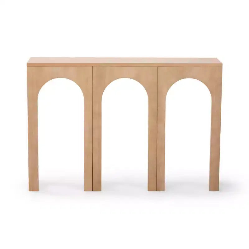 47" Solid Wood Narrow Console Table, Entryway Foyer Table