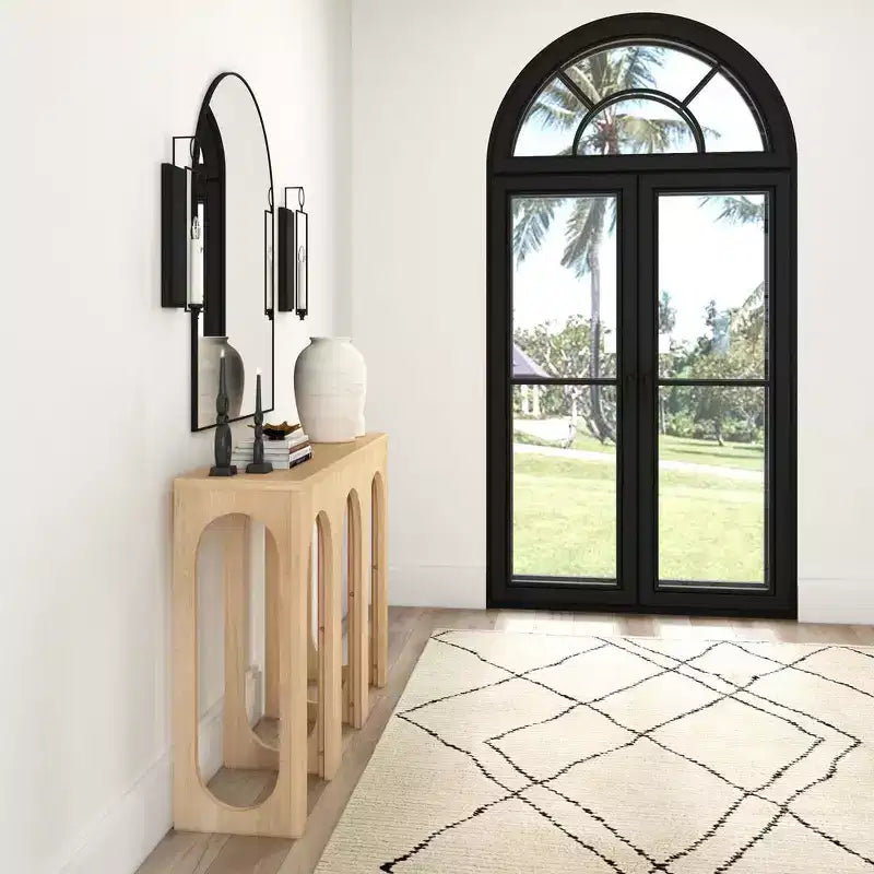 47" Solid Wood Narrow Console Table, Entryway Foyer Table