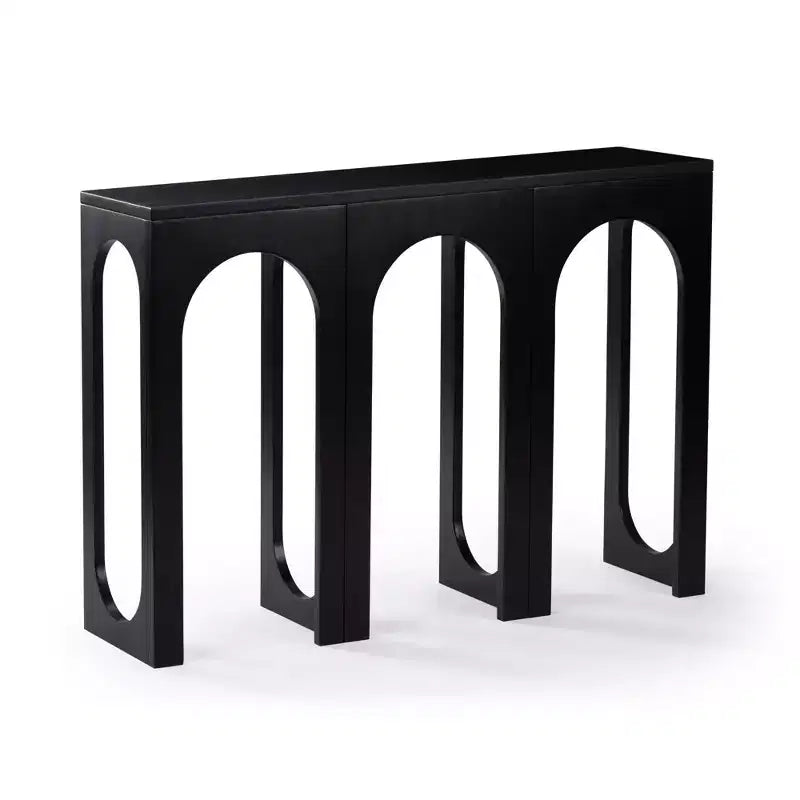 47" Solid Wood Narrow Console Table, Entryway Foyer Table