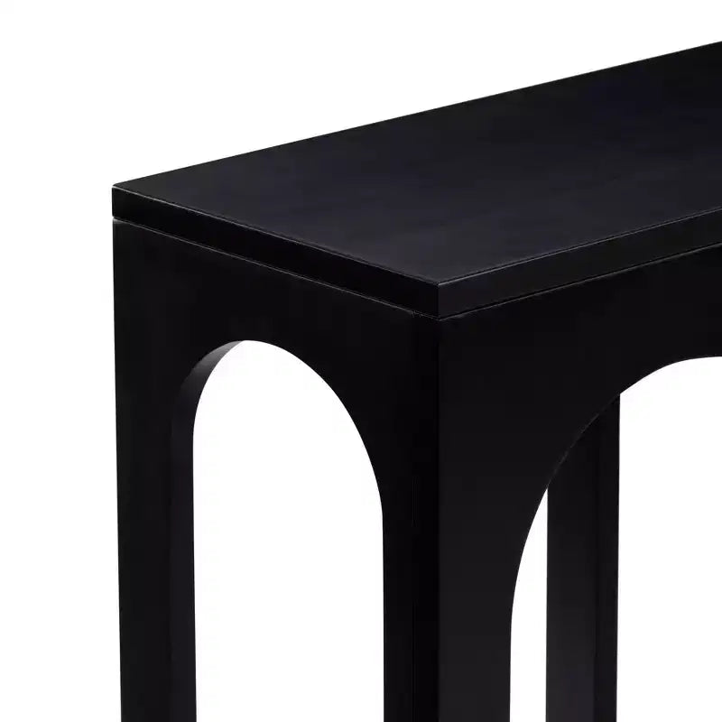 47" Solid Wood Narrow Console Table, Entryway Foyer Table
