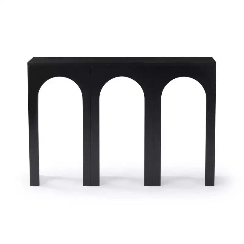 47" Solid Wood Narrow Console Table, Entryway Foyer Table