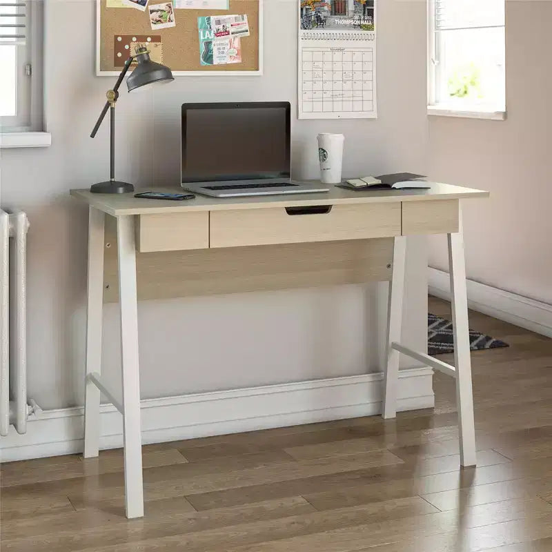 A-Frame Computer Desk with Drawer