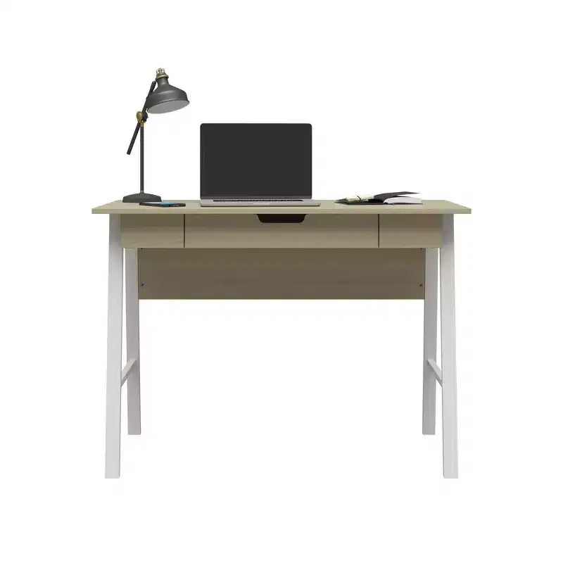 A-Frame Computer Desk with Drawer