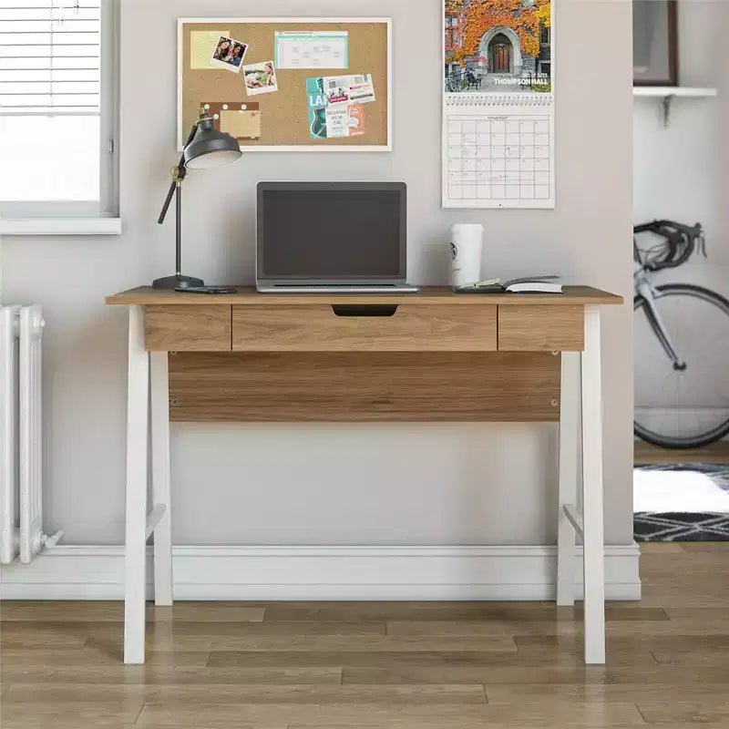A-Frame Computer Desk with Drawer