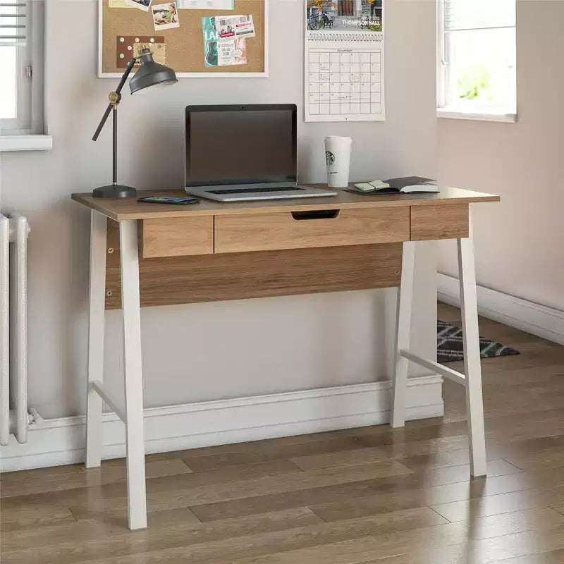 A-Frame Computer Desk with Drawer