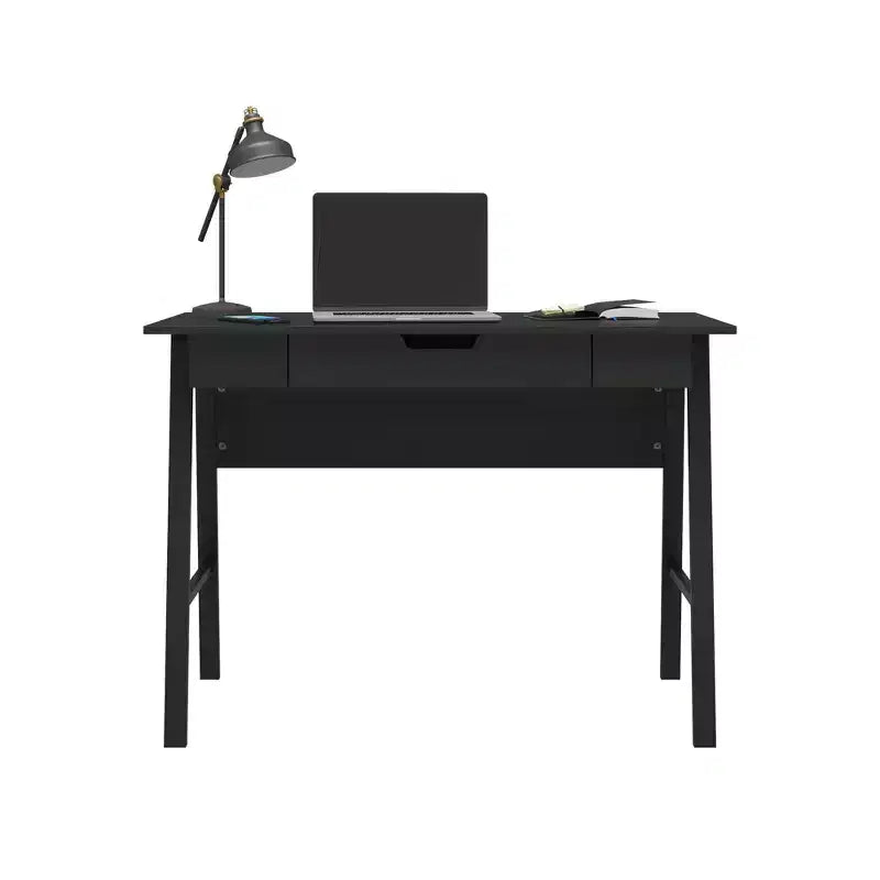 A-Frame Computer Desk with Drawer