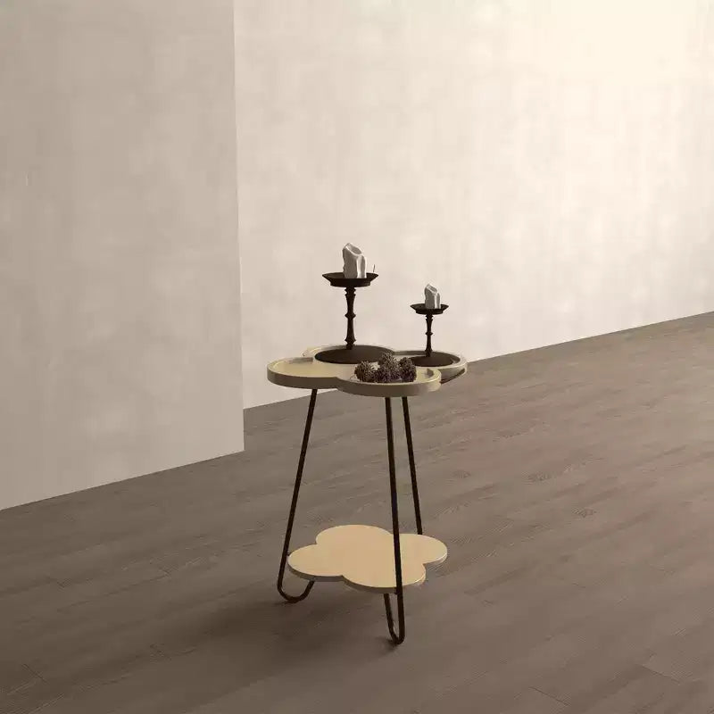 Round End Table Accent Side Table for Living Room, Bedroom