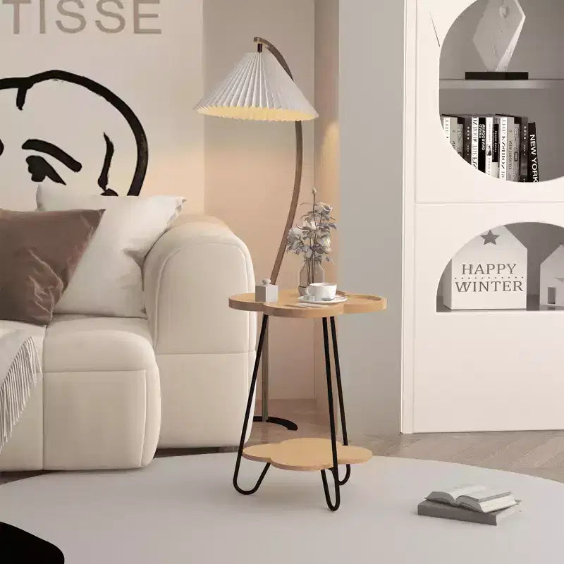 Round End Table Accent Side Table for Living Room, Bedroom