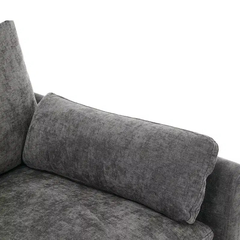89" Upholstered 3-Seater Cloud Sofa with Double Cushion