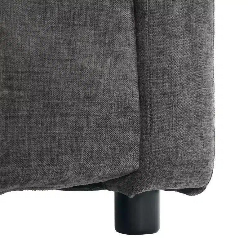 89" Upholstered 3-Seater Cloud Sofa with Double Cushion
