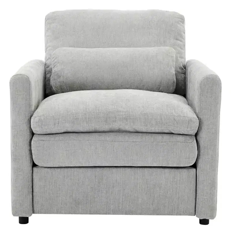 89" Upholstered 3-Seater Cloud Sofa with Double Cushion