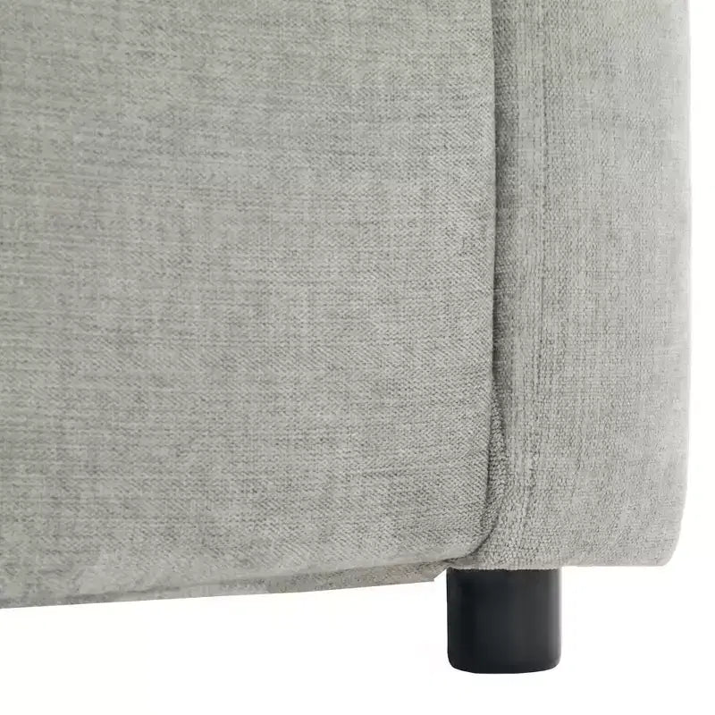 89" Upholstered 3-Seater Cloud Sofa with Double Cushion