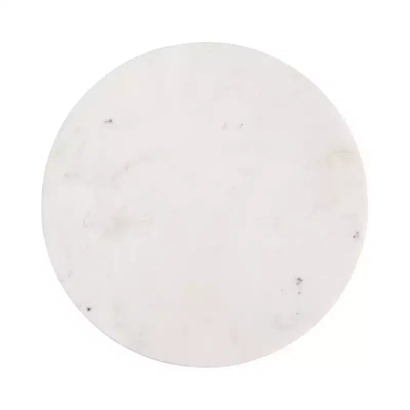 Round Drink Table, 10x10x22, White