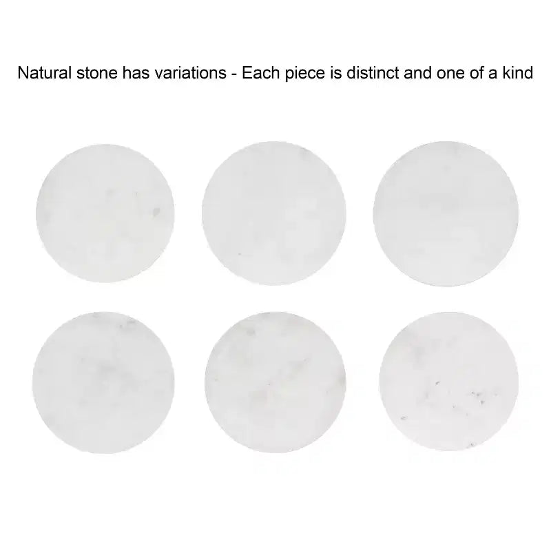 Round Drink Table, 10x10x22, White