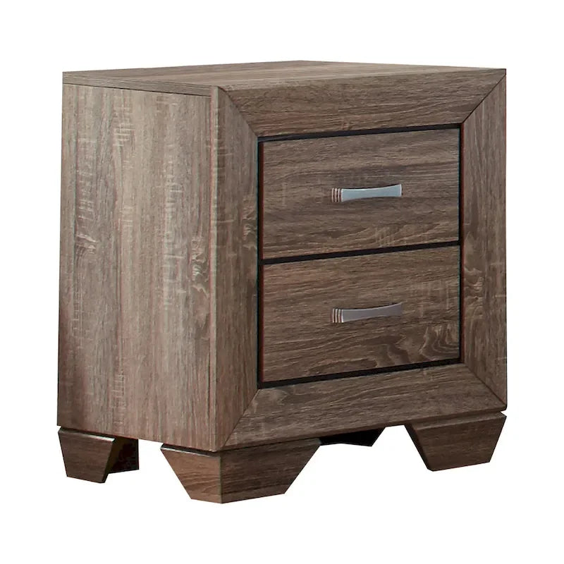 Oatfield Washed Taupe 3-piece Storage Queen Bedroom Set with Dresser