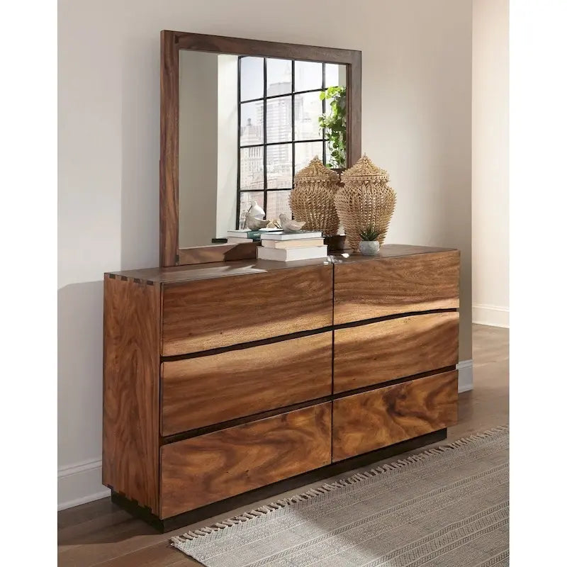 Capistrano Smokey Walnut 6-piece Platform Bedroom Set