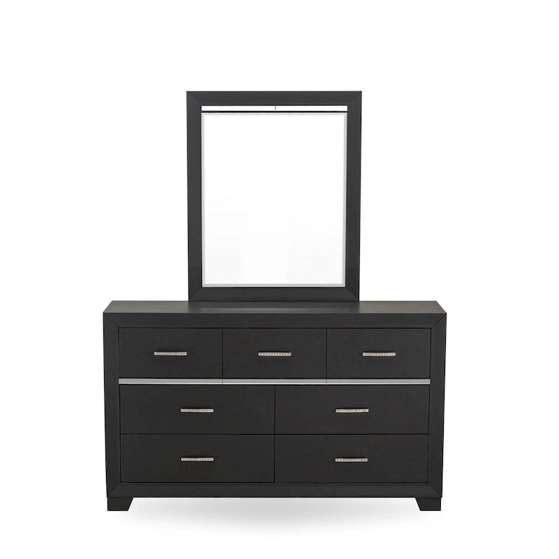 East West Furniture Denali Queen Size Bedroom Set with Upholstered Headboard (Pieces Option)