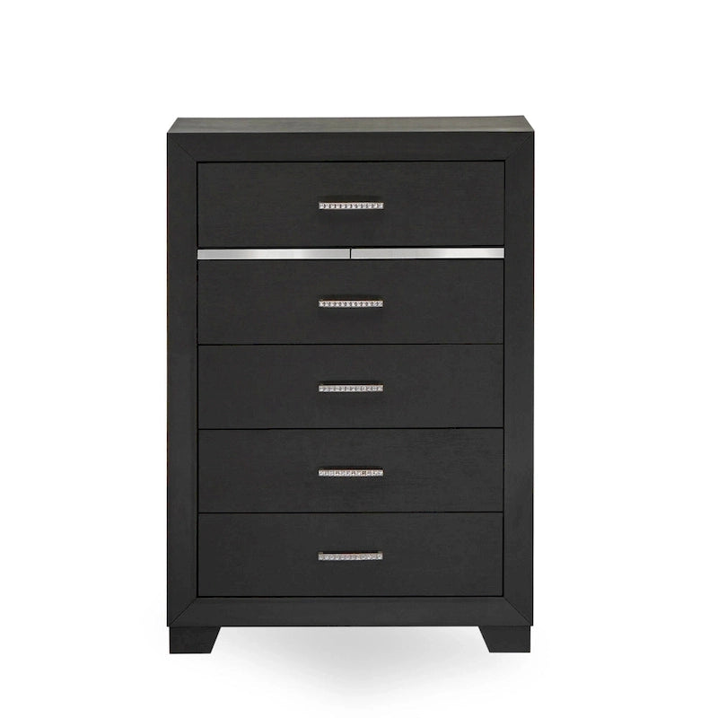 East West Furniture Denali Queen Size Bedroom Set with Upholstered Headboard (Pieces Option)