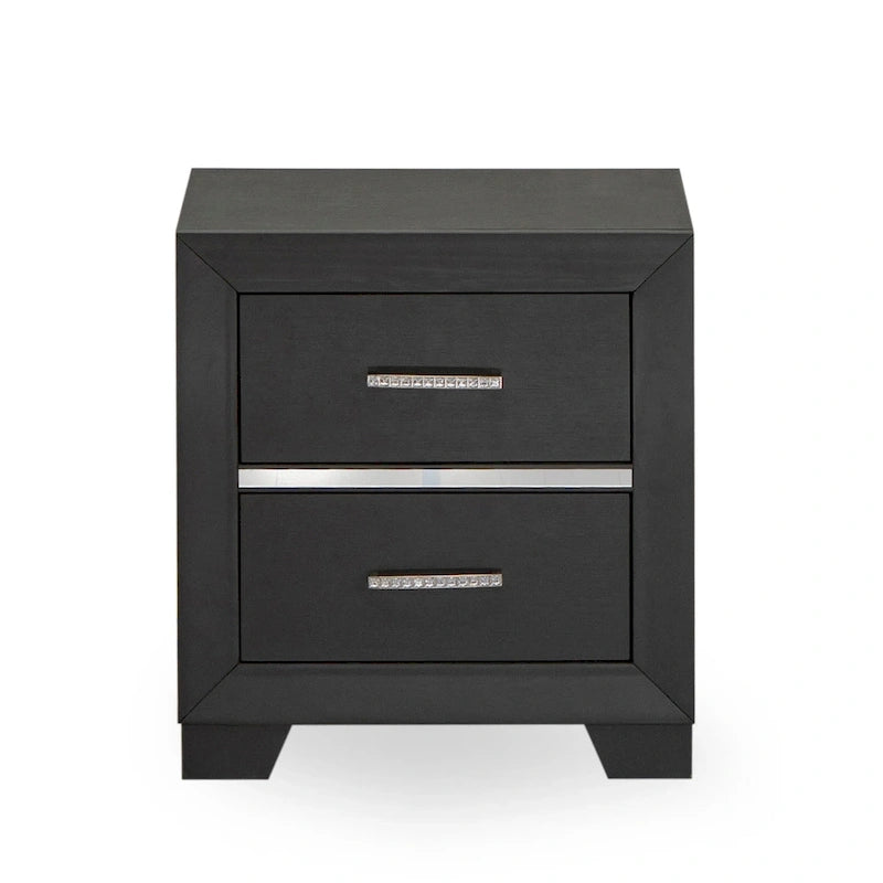 East West Furniture Denali Queen Size Bedroom Set with Upholstered Headboard (Pieces Option)