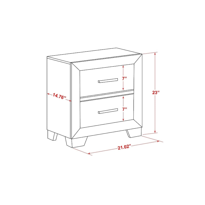 East West Furniture Denali Queen Size Bedroom Set with Upholstered Headboard (Pieces Option)