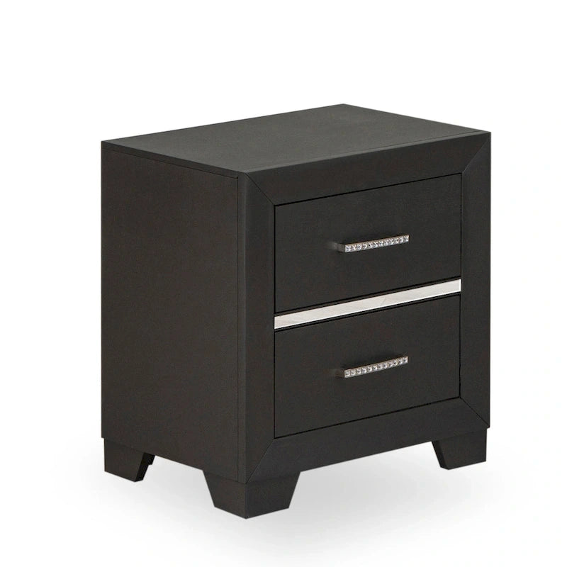 East West Furniture Denali Queen Size Bedroom Set with Upholstered Headboard (Pieces Option)