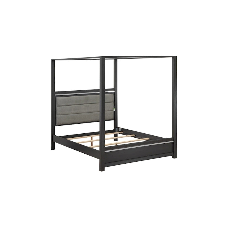 East West Furniture Denali Queen Size Bedroom Set with Upholstered Headboard (Pieces Option)