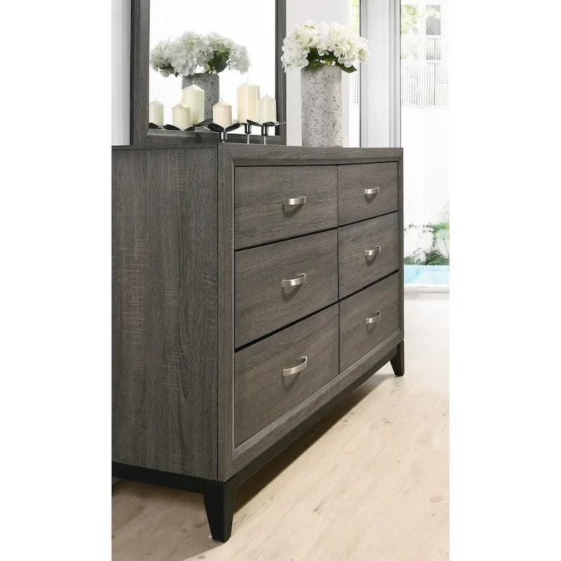 Roundhill Furniture Stout Panel Contemporary 5-piece Bedroom Set
