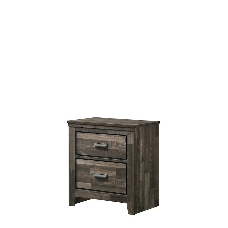 Edyth 3 Piece Brown Platform Bedroom Set