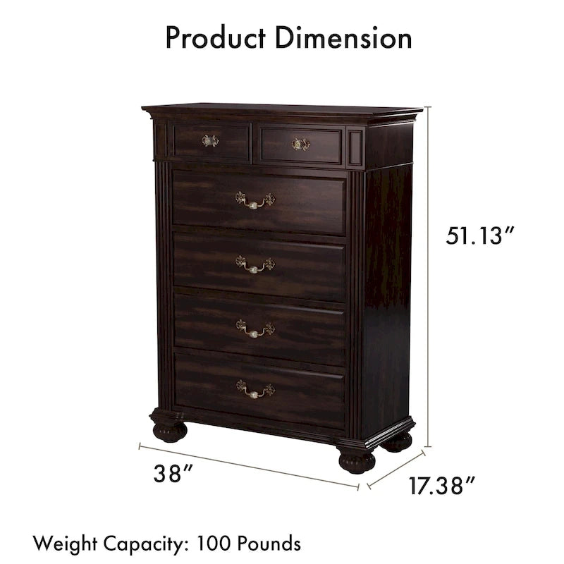 Vame Traditional Walnut Solid Wood 3-Piece Poster Bedroom Set by Furniture of America