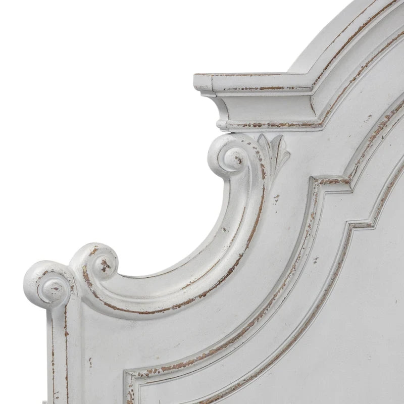 Magnolia Manor Panel Bed, Dresser and Mirror, and Nightstand Set