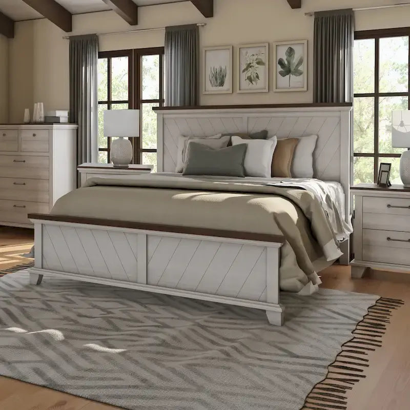 Steve Silver Overlook Rustic 4-piece Bedroom Set