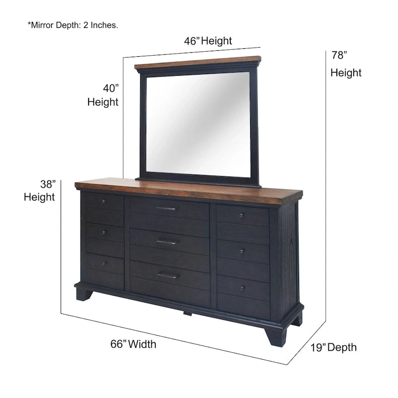 Steve Silver Overlook Rustic 4-piece Bedroom Set