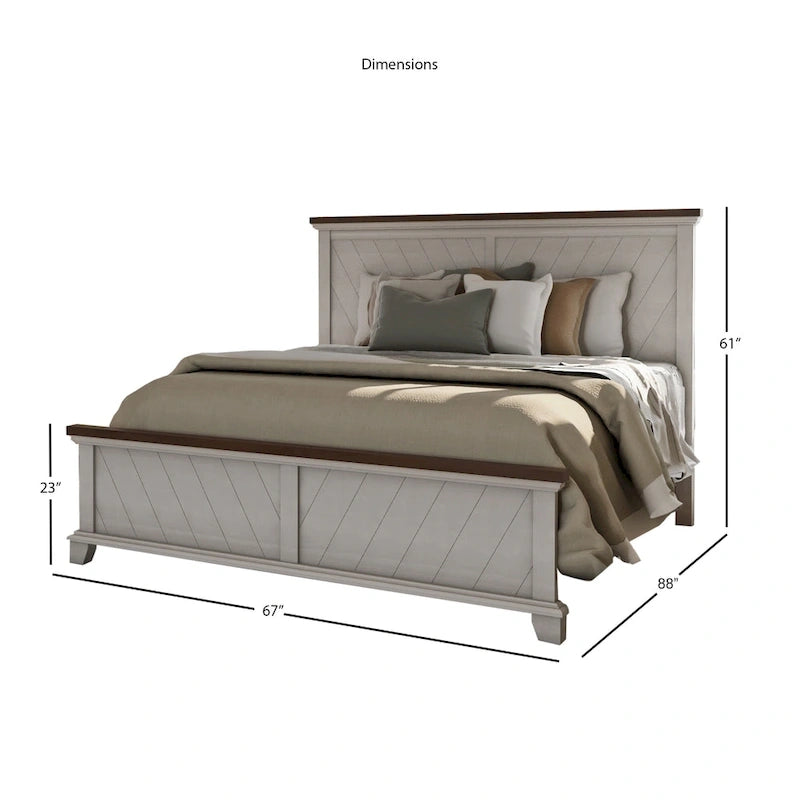 Steve Silver Overlook Rustic 4-piece Bedroom Set