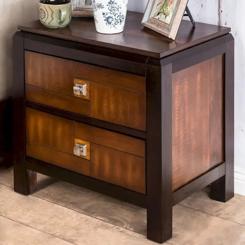 Furniture of America Figh Contemporary Walnut 4-piece Bedroom Set