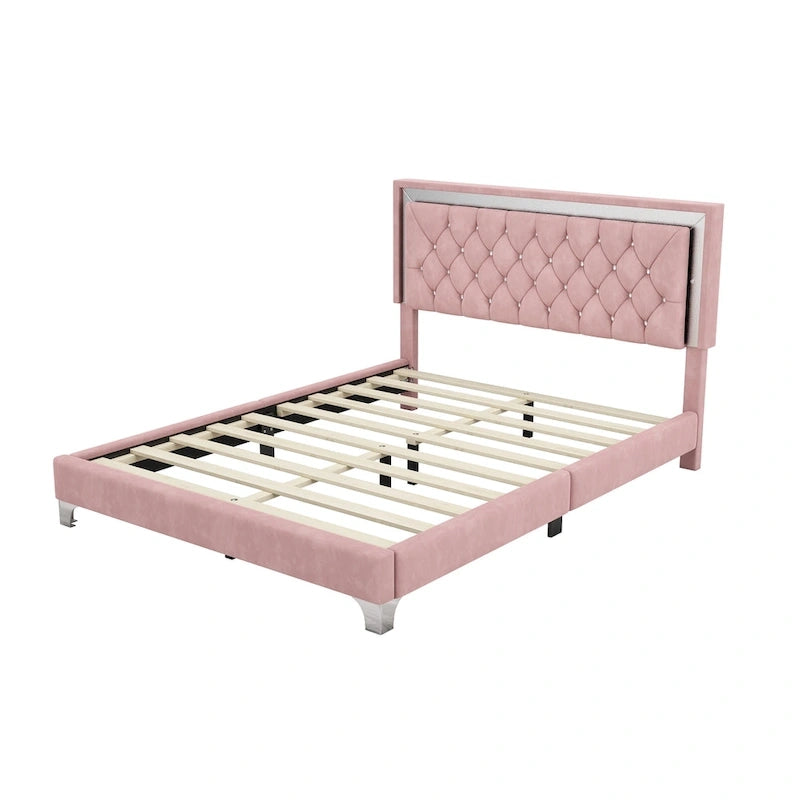 Upholstered Platform Bed (Look at the options before placing an order)