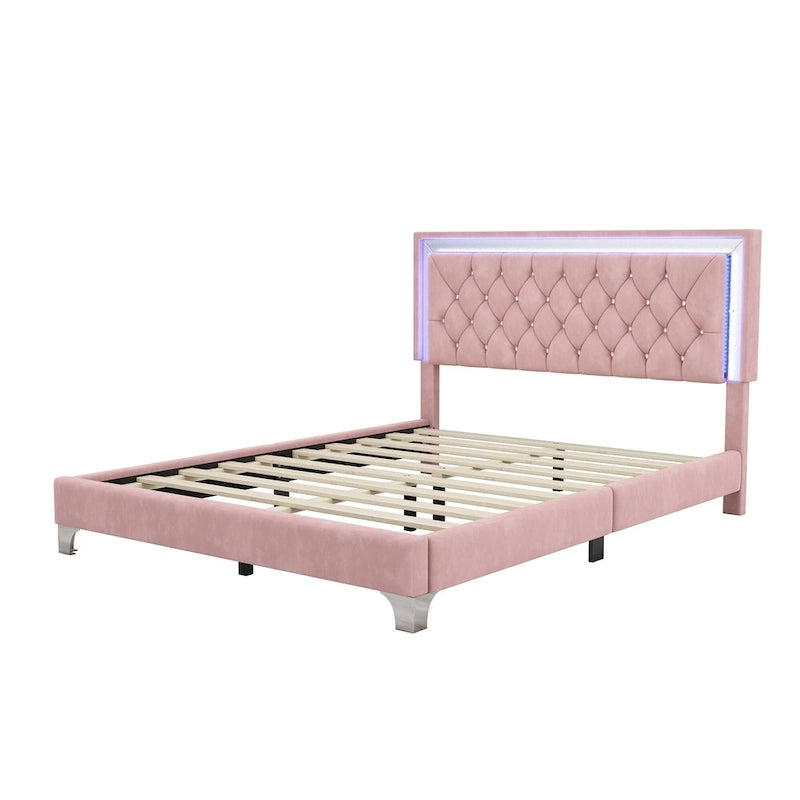 Upholstered Platform Bed (Look at the options before placing an order)