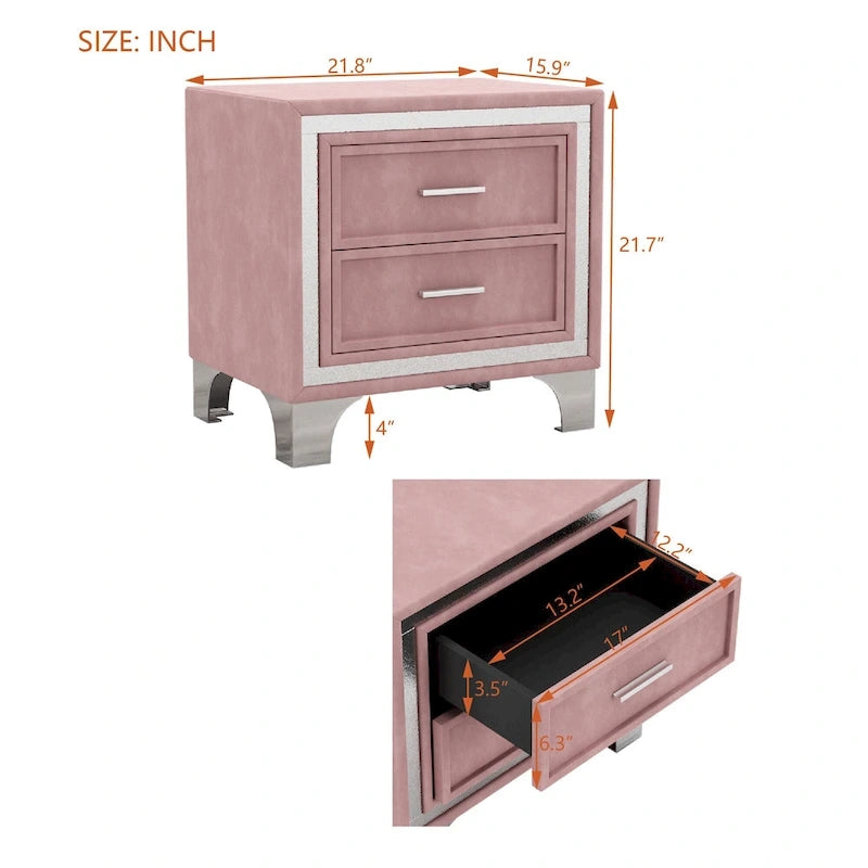 Upholstered Platform Bed (Look at the options before placing an order)