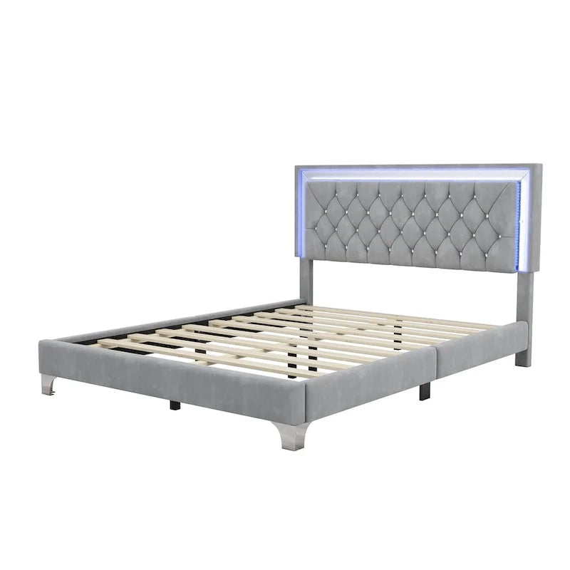 Upholstered Platform Bed (Look at the options before placing an order)